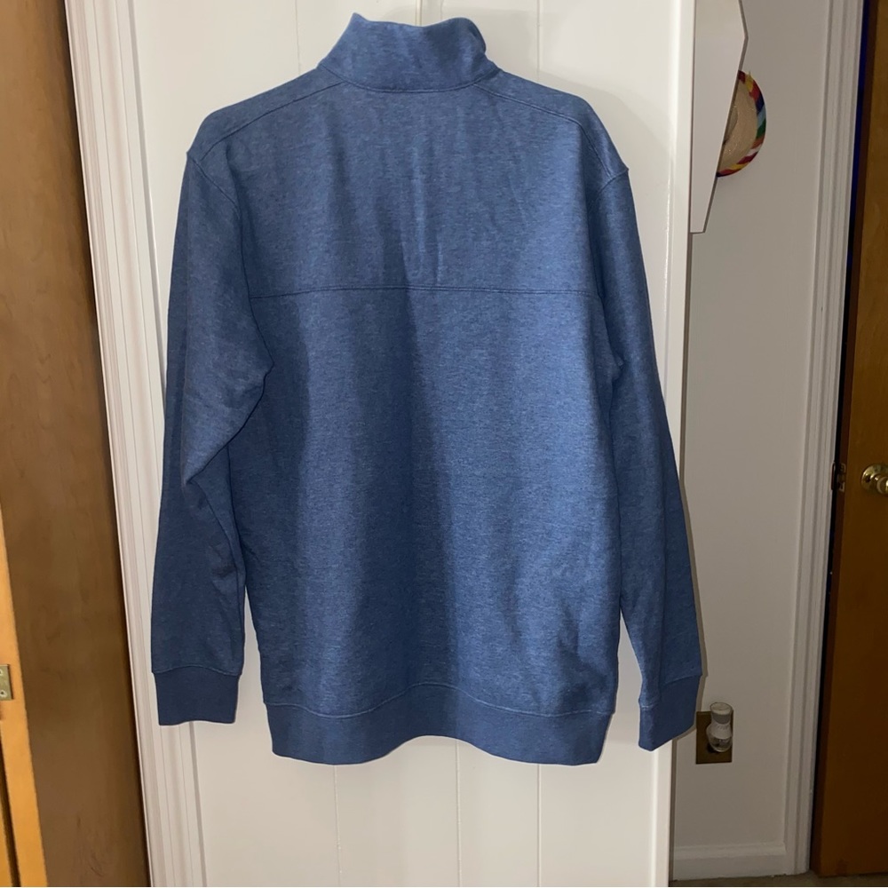 Columbia Men's Hart Mountain II Carbon Heather 1/2 Zip Long Sleeve. Size M - Picture 6 of 6